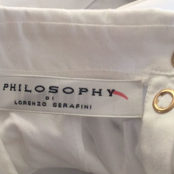 Philosophy Collared Sleeveless Cotton Blouse - Picture 10 of 11